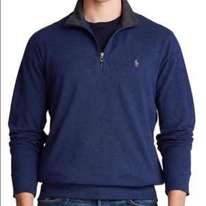 Polo Ralph Lauren Quarter-Zip Pullover - M / Navy